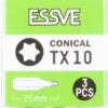 TX10 25mm 3vnt
