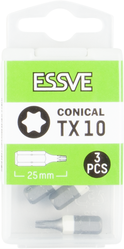TX10 25mm 3vnt
