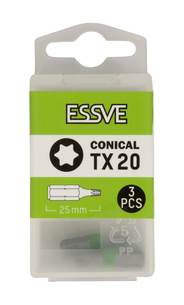 TX20 25mm 3vnt