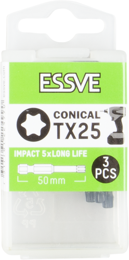 TX25 50mm IMPACT 3vnt