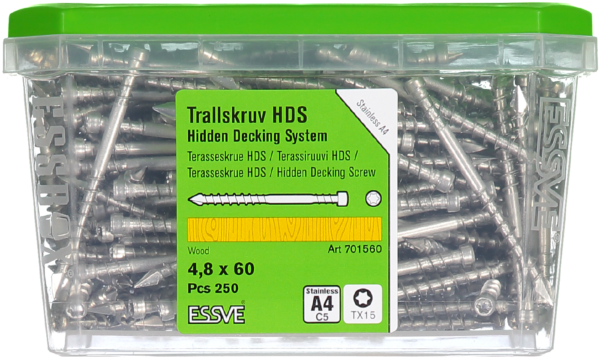 HDS 4.8x60 A4 250vnt