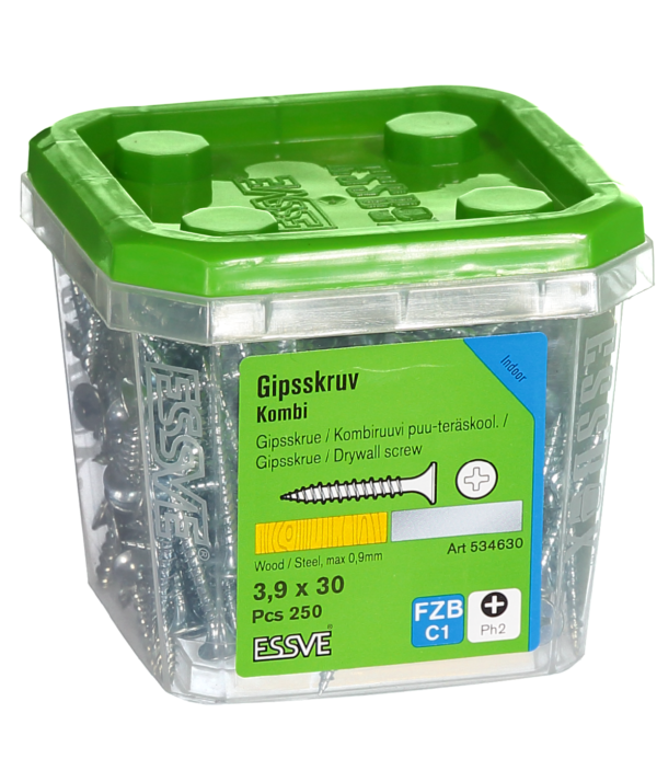 GKP sraigtai combi 3,9X30 ZINC-250