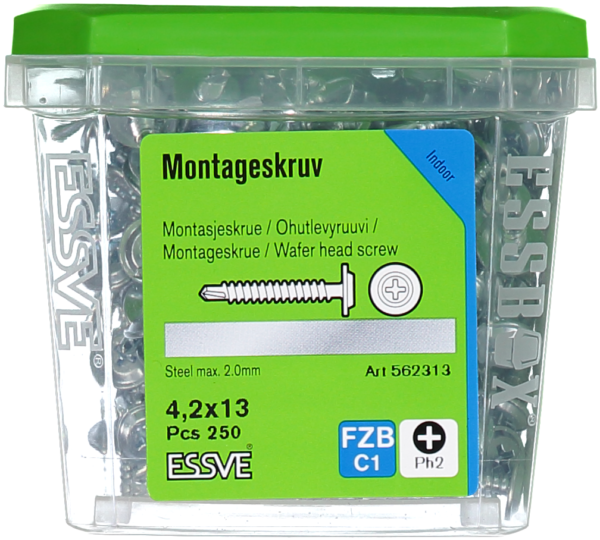Su grąžteliu 4.2x13 ZINC 250vnt