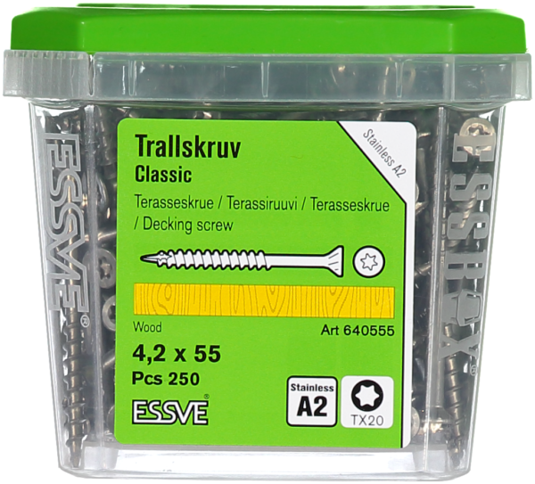 586766.png Classic 4.2×55 A2 nerūdijantis plienas 250vnt