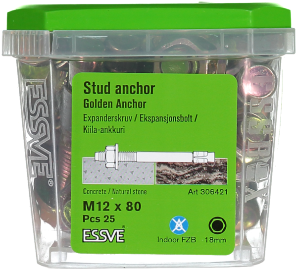 GA M12X80 FZB - 25vnt