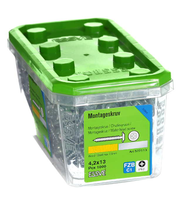 Montažiniai 4.2x13 ZINC 1000vnt