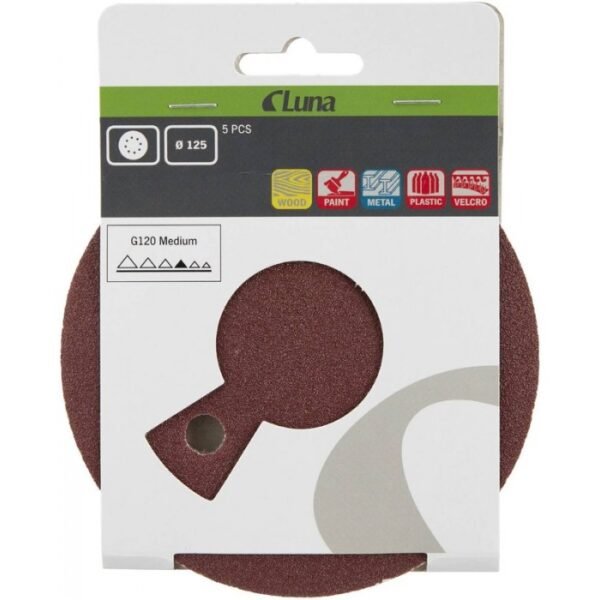 Šlifavimo diskas 125 G180 8-H